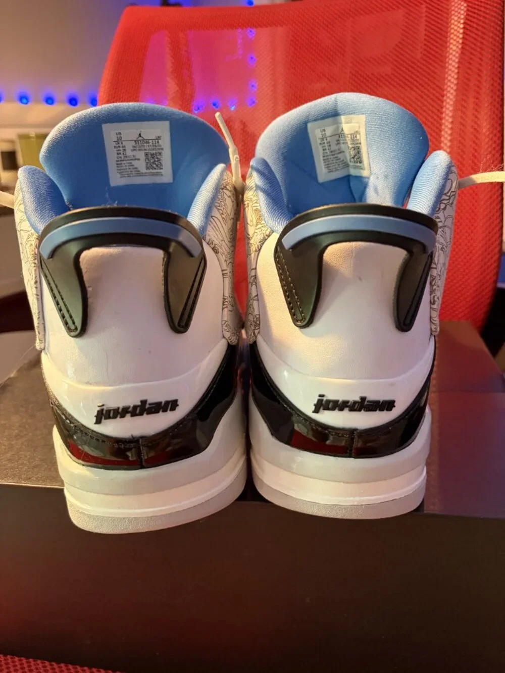 Jordan Dub Zero legend blue